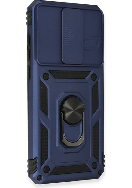 İEG Xiaomi Redmi Note 8 Pro Kılıf Pars Lens Yüzüklü Silikon - Lacivert fiyatları