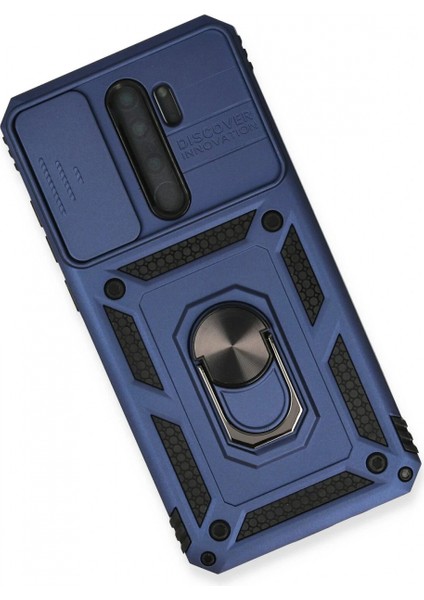 İEG Xiaomi Redmi Note 8 Pro Kılıf Pars Lens Yüzüklü Silikon - Lacivert modelleri