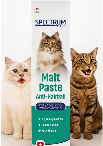 Spectrum Malt Paste Tüy Yumağı Kedi Macunu 100 gr