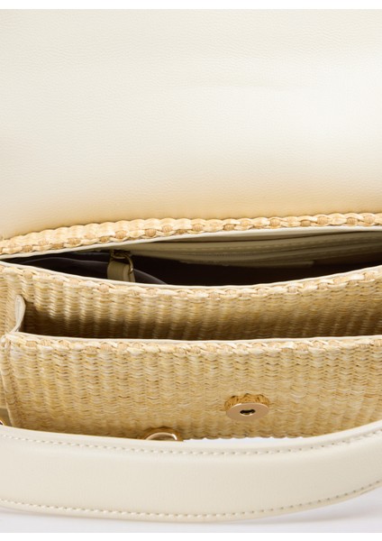 Ekru - Kahve Kadın Omuz Çantası VBS8NP13PA fırsatları