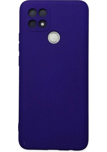 Ieg Oppo A15 Kılıf Nano Içi Kadife Silikon - Mor