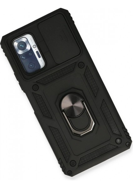 Ieg Xiaomi Redmi Note 10 Pro Kılıf Pars Lens Yüzüklü Silikon - Siyah modelleri