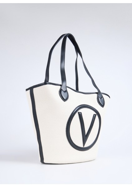 Beyaz - Siyah Kadın Omuz Çantası VBS7QO02CAN fiyatları