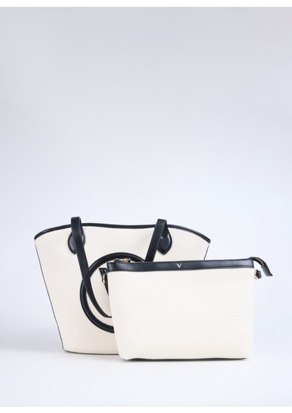 Beyaz - Siyah Kadın Omuz Çantası VBS7QO02CAN indirimleri