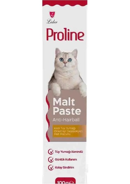 Pro Line Malt Paste Tüy Yumağı Önleyici Kedi Malt Yeni Ürün 100GR fiyatları