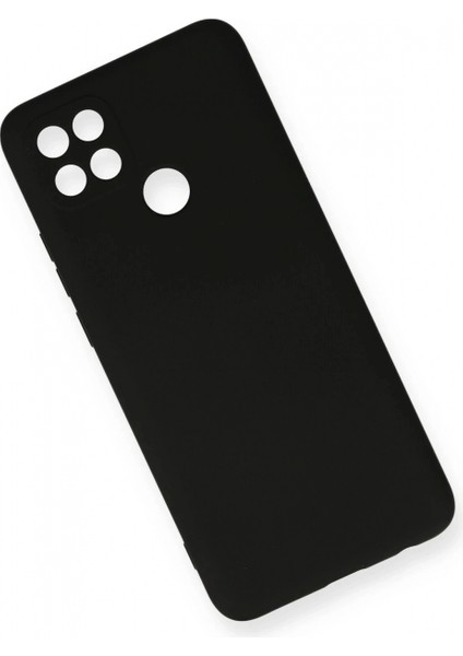 Ieg Oppo A15 Kılıf Nano Içi Kadife Silikon - Siyah modelleri