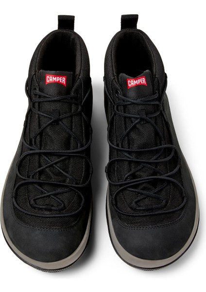 %53 Geri Dönüştürülmüş Polyester, %47 Inek Derisi Siyah Erkek Bot Peu Pista Gm modelleri