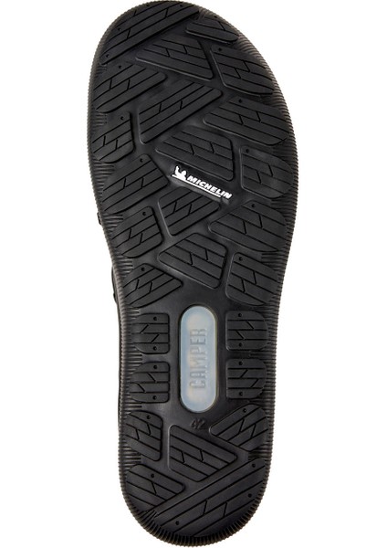 %53 Geri Dönüştürülmüş Polyester, %47 Inek Derisi Siyah Erkek Bot Peu Pista Gm indirimleri