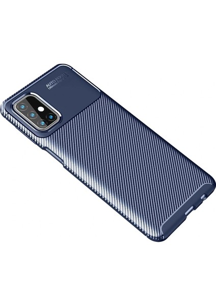 Samsung Galaxy M31S Kılıf Auto Focus Karbon Kapak - Lacivert fiyatları