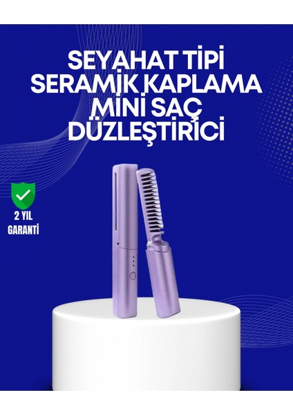 - USB Şarjlı Kablosuz Saç Düzleştirici – Hızlı ve Pratik