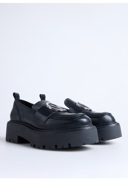 Siyah Kadın Loafer 91D2565VIT550 fiyatları