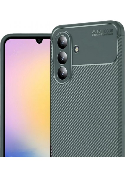 Ieg Samsung Galaxy S25 Fe Auto Focus Karbon Kapak - Koyu Yeşil modelleri