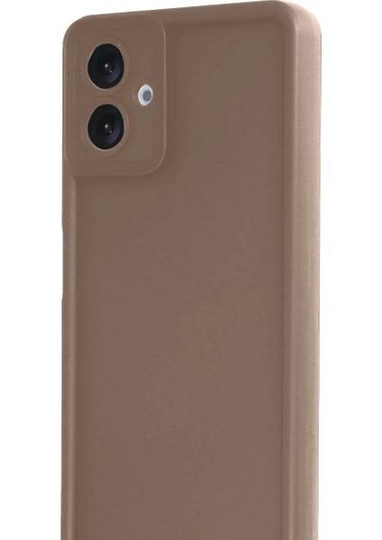 Ieg Samsung Galaxy A07 Viera Silikon - Kahverengi