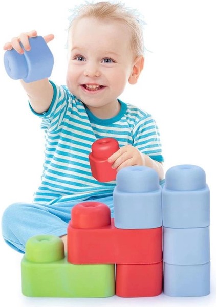 Bfs 04005 Yumuşak Big Bloklar 12 Parça -Dede modelleri