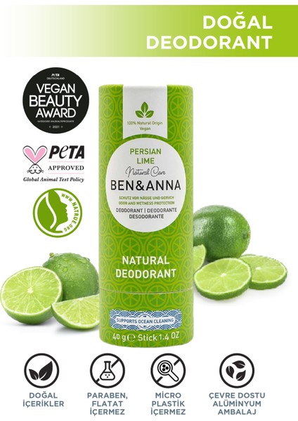 Persian Lime Deodorant Stick 40 G