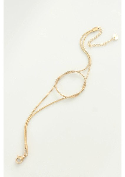 Bfs 316L Çelik Gold Renk Düğüm Model Bileklik fiyatları