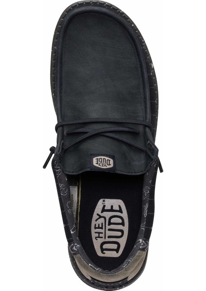 Siyah Erkek Günlük Ayakkabı Wally Western modelleri