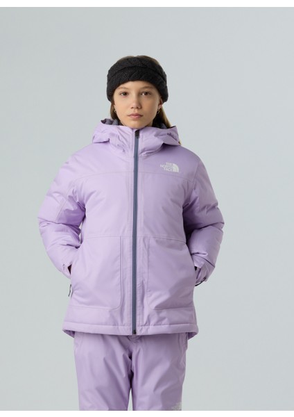 Lila Kız Çocuk Kayak Montu NF0A88UGQZI1-G Freedom Insulated Ja