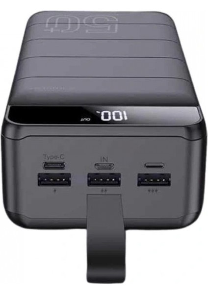 Ieg Powerbank Çoklu Şarj Girişi 50.000 Mah Taşınabilir Dijital Göstergeli
