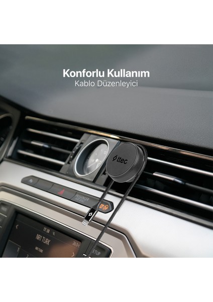 EasyDrive Go Manyetik 360° Döner Başlıklı Araç İçi Telefon Tutucu 2TT11 – Tüm Telefonlarla Uyumlu indirimleri