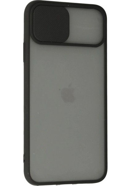 Ieg iPhone 11 Pro Kılıf Palm Buzlu Kamera Sürgülü Silikon - Siyah modelleri