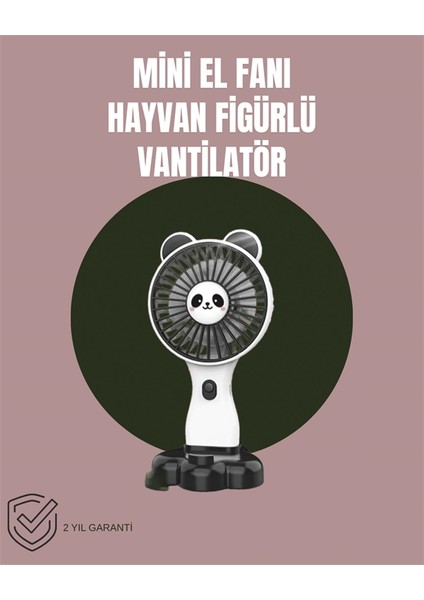 Bfs Hayvan Figürlü Mini El Fanı – USB Şarjlı Sessiz Vantilatör fiyatları