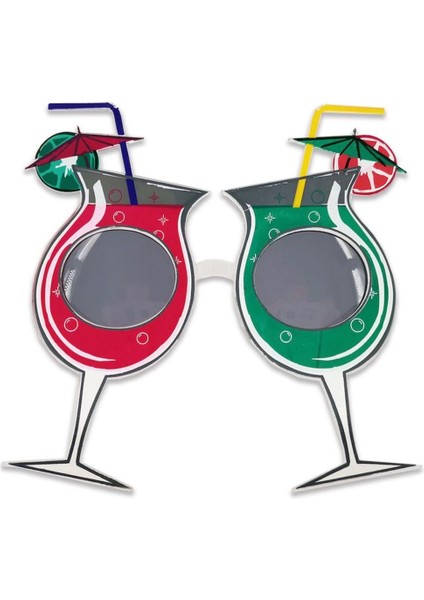 Bfs Kokteyl Temalı Hawaii Yaz Partisi Gözlüğü 15X16 cm fırsatları