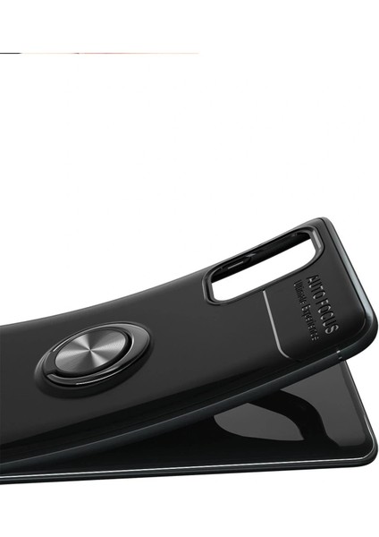 Samsung Galaxy M31S Kılıf Range Yüzüklü Silikon - Siyah modelleri