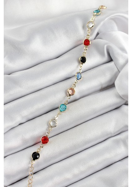 Bfs Pirinç Asorti Model Gold Renk Zirkon Taşlı Kadın Bileklik fiyatları