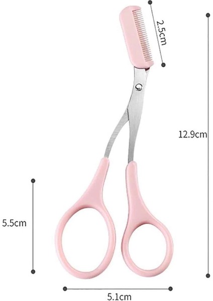 Bfs Kavisli Kaş Kirpik Düzeltici Bıyık Alma Taraklı Kaş Makası Yüz Bakım Seti Makas modelleri