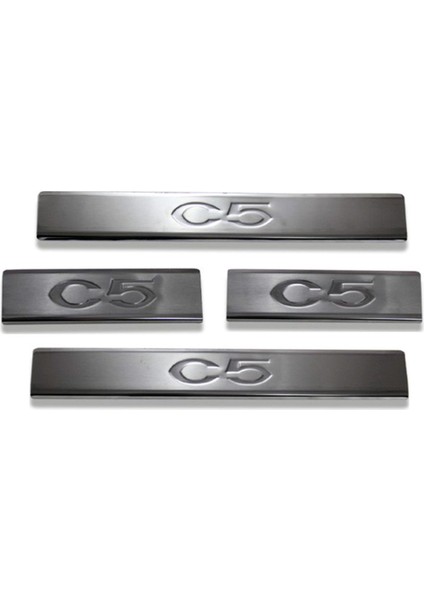 Citroen C5 Sw Uyumlu Kapı Eşiği Krom 4 Parça 2008 - 2018 Arası Modeller Için