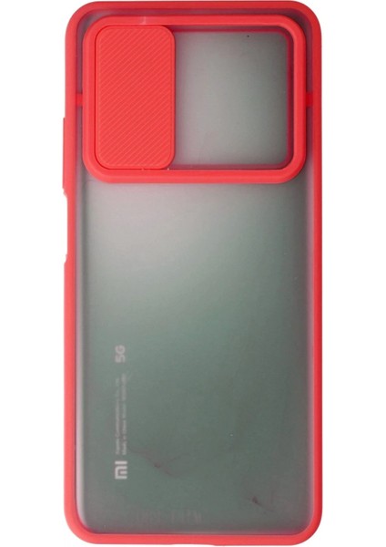 Ieg Xiaomi Mi 10T Kılıf Palm Buzlu Kamera Sürgülü Silikon - Kırmızı fiyatları