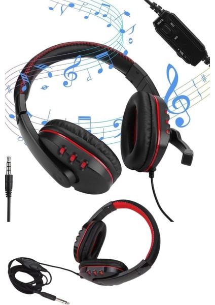 Bfs Oyuncu Kulaklığı Kulak Üstü Kablolu Gaming Kulaklık Mikrofonlu Anc Özelliği indirimleri