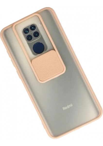 Ieg Xiaomi Redmi Note 9 Kılıf Palm Buzlu Kamera Sürgülü Silikon - Pembe fiyatları