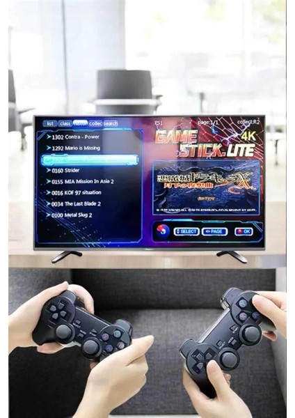 Bfs Game Stick 2000 Oyunlu 2.4g Kablosuz Çift Kol Yüksek Hassasiyetli Wireless indirimleri