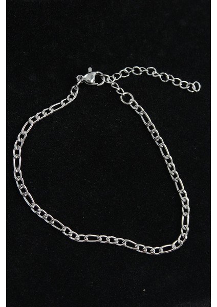 Bfs 316L Çelik Figaro Model Gümüş Renk Erkek Bileklik