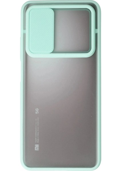 Ieg Xiaomi Mi 10T Kılıf Palm Buzlu Kamera Sürgülü Silikon - Turkuaz fiyatları