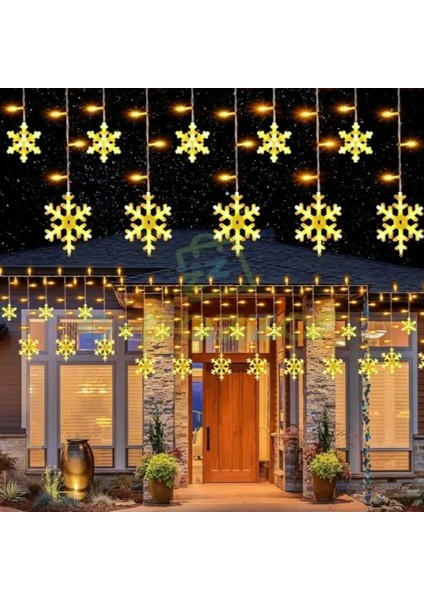 3m 12 Saçaklı 12 Kar Tanesi 8 Fonksiyonlu