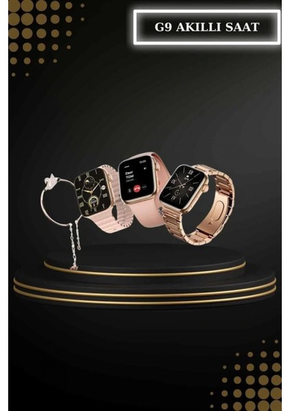 Ieg Wireless Şarjlı Pembe Akıllı Saat ve Kablosuz Bluetooth Kulaklık Dokunmatik Kontrol indirimleri