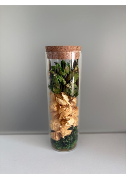 Dekoratif Cam Şişede Kurutulmuş Kokulu Doğal Çiçek fiyatları