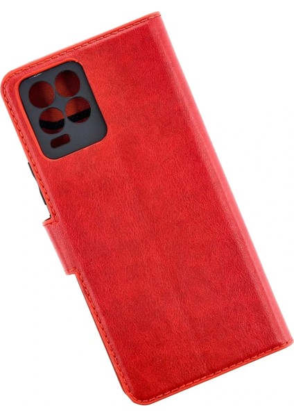 Realme 8 Pro Kılıf Trend S Plus Kapaklı Kılıf - Kırmızı fiyatları