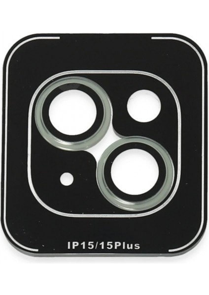 Ieg iPhone 15 Pvd Metal Kamera Lens - Açık Yeşil