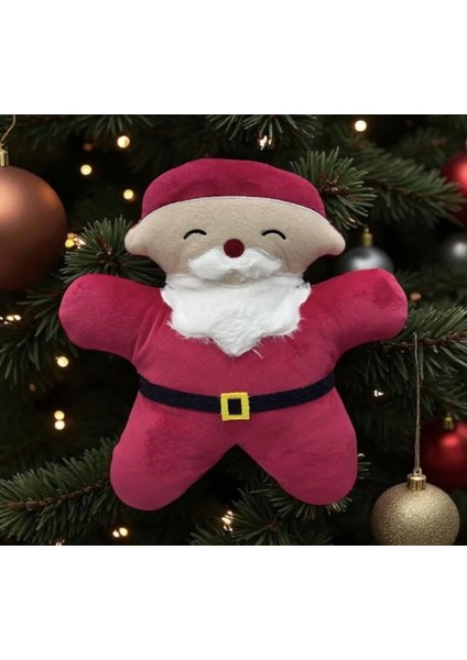 Soft Hello Kitty, Noel Baba, Çam Ağacı Figürlü Lüks Peluş Yastık