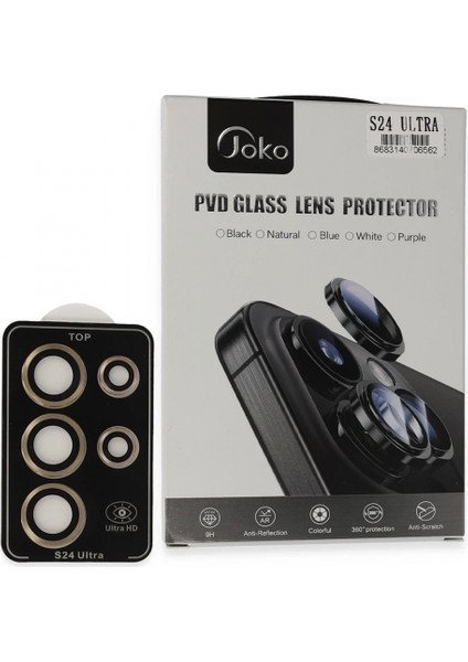 Ieg Samsung Galaxy S24 Ultra Pvd Metal Kamera Lens - Gold