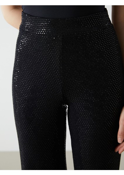 Yeni Sezon Beli Fermuarlı Taşlı Kadın Pantolon modelleri