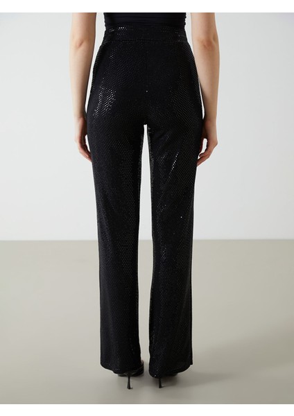 Yeni Sezon Beli Fermuarlı Taşlı Kadın Pantolon fırsatları