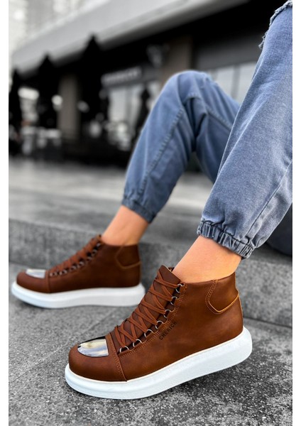 Roma Mirror Bağcıklı Kışlık Erkek Bot Taba