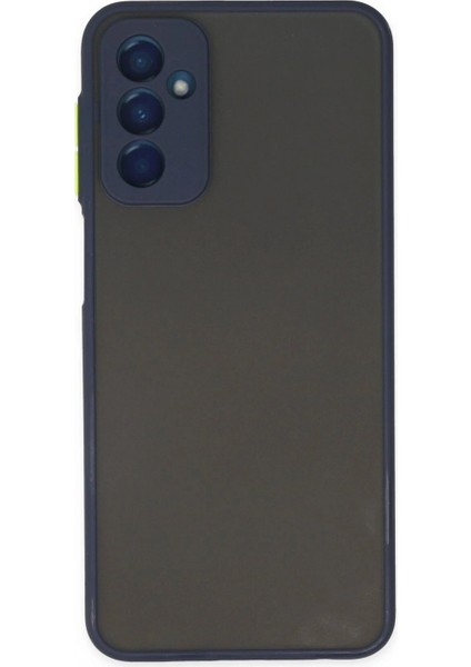 Ieg Samsung Galaxy M13 Kılıf Montreal Silikon Kapak - Lacivert