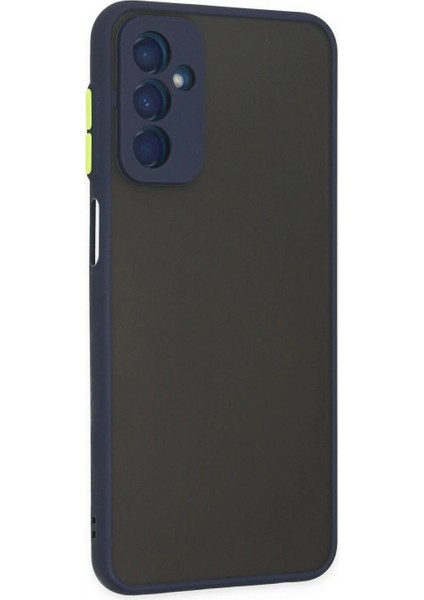 Ieg Samsung Galaxy M13 Kılıf Montreal Silikon Kapak - Lacivert modelleri