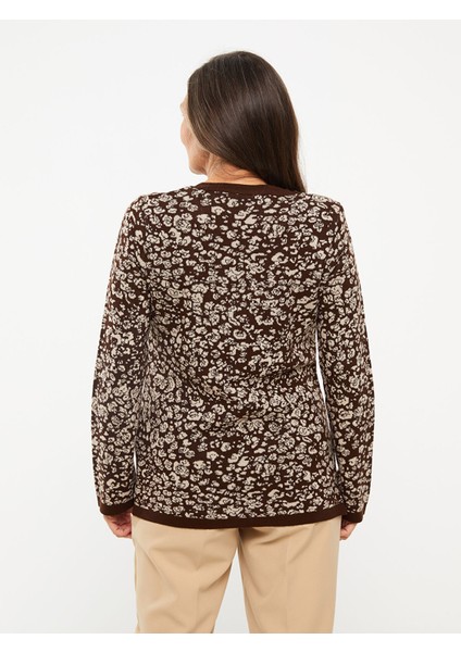 Yeni Sezon Bisiklet Yaka Desenli Uzun Kollu Kadın Triko Kazak indirimleri